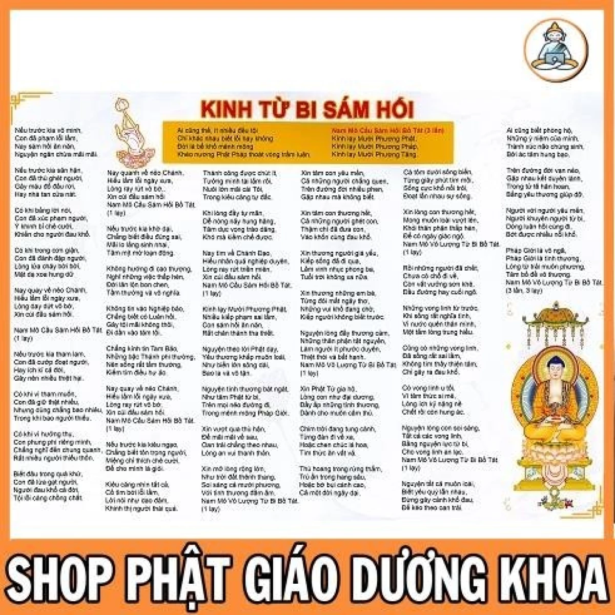 Kinh Sám Hối Từ Bi: Phát Triển Từ Bi