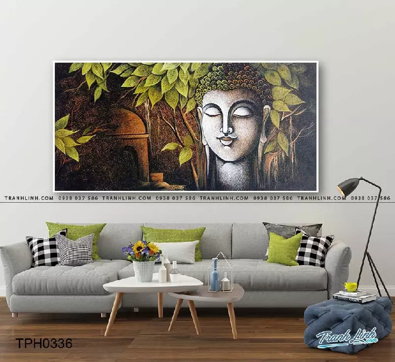 Mẫu tranh Đức Phật trong rừng - 10 mẫu tranh Phật Thích Ca đẹp