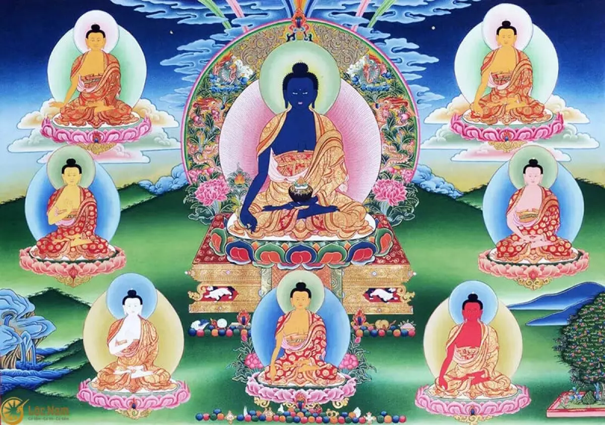 Hình tượng của 7 vị Đức Phật Dược Sư khá thân thuộc với đa số Phật tử