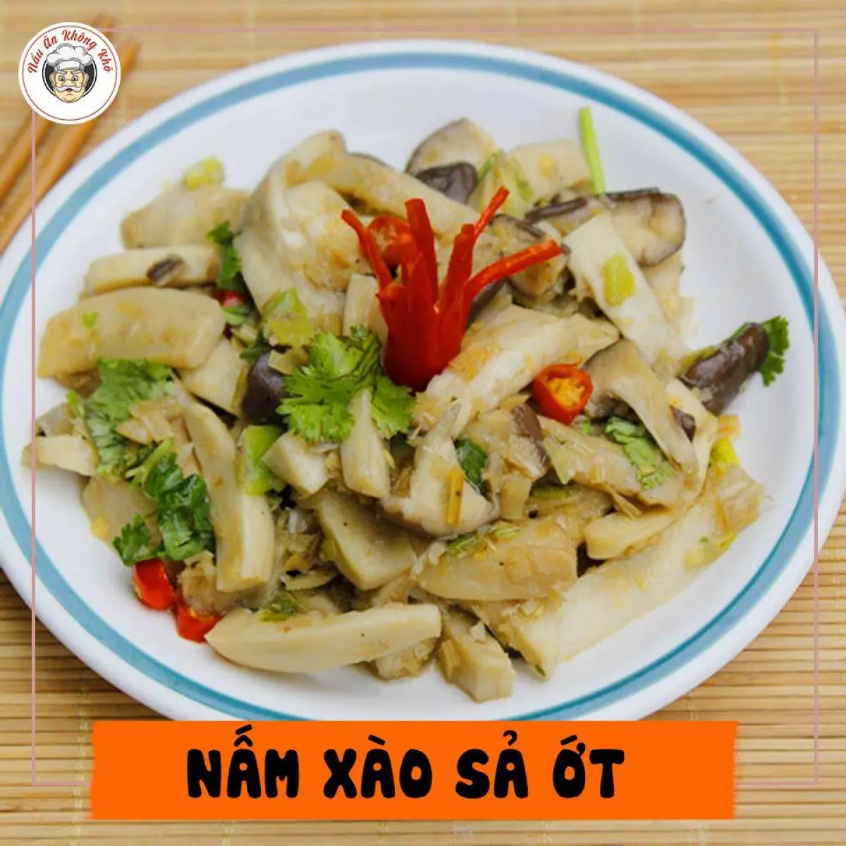 Nấm xào sả ớt