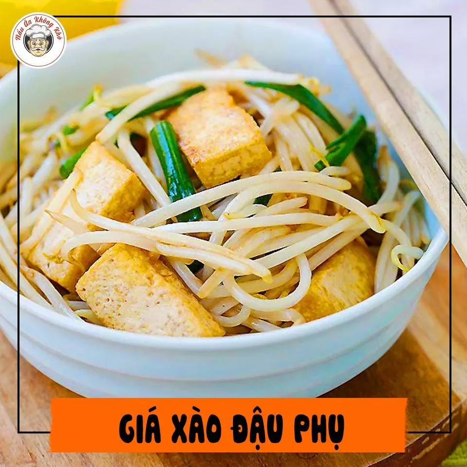 Giá xào đậu phụ