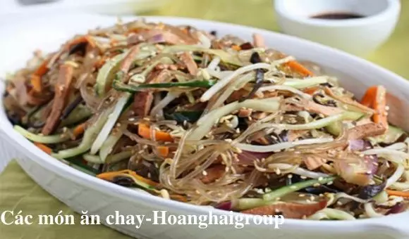 Miến xào chay thập cẩm - Món chay dễ làm