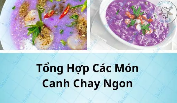 Canh khoai tím/khoai mỡ