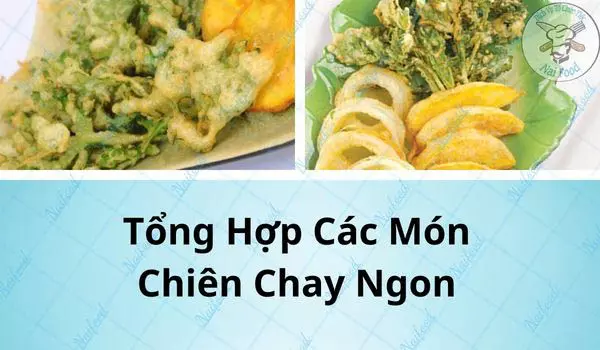 Rau củ lăn bột chiên