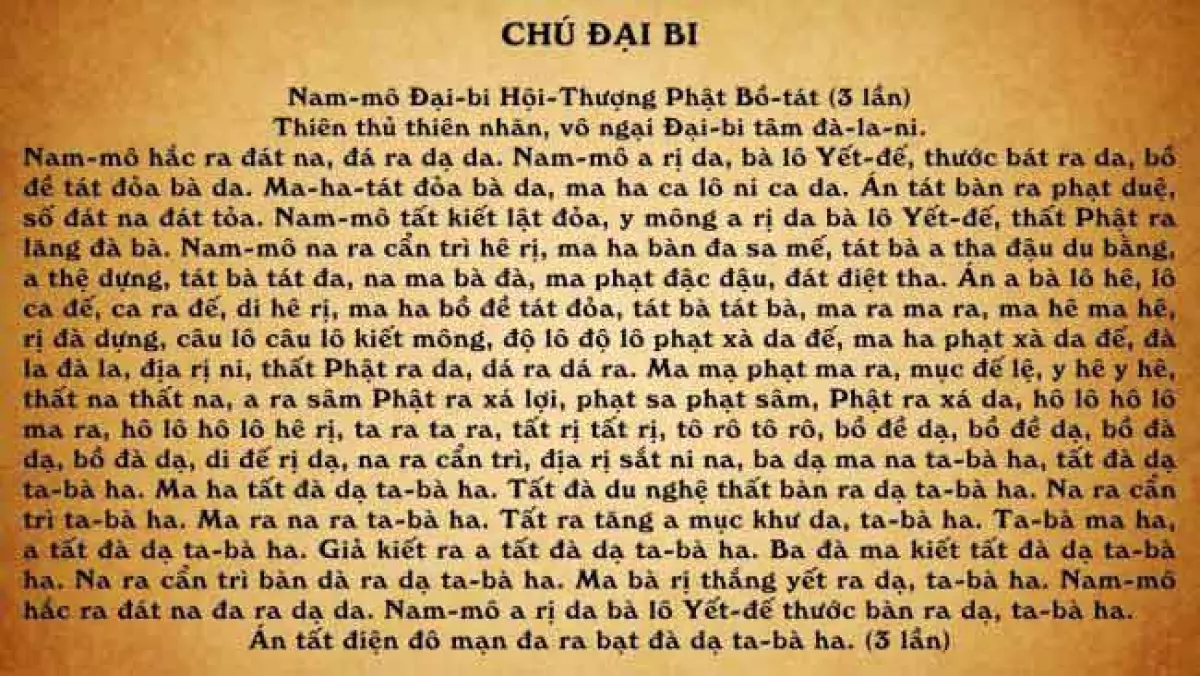 Chú đại bi