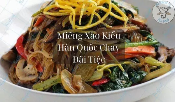 Miến chay trộn kiểu hàn quốc