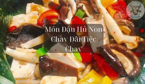 Đậu hũ non giấy bạc nấu chay