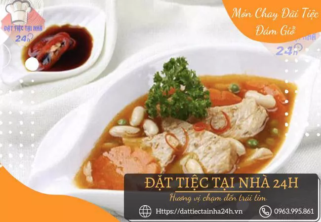 Sườn chay nấu đậu