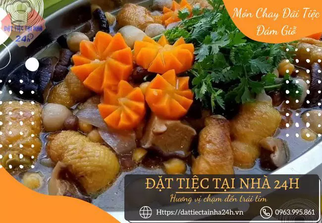 Thực đơn món chay đám giỗ số 2