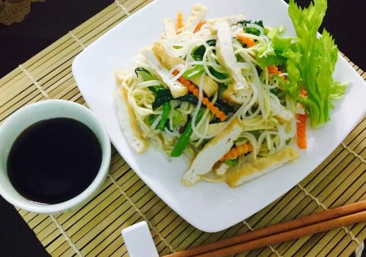 bún chay khô ngon hấp dẫn