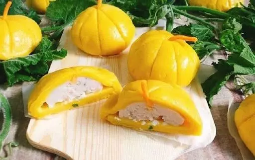 Bánh bao bí đỏ