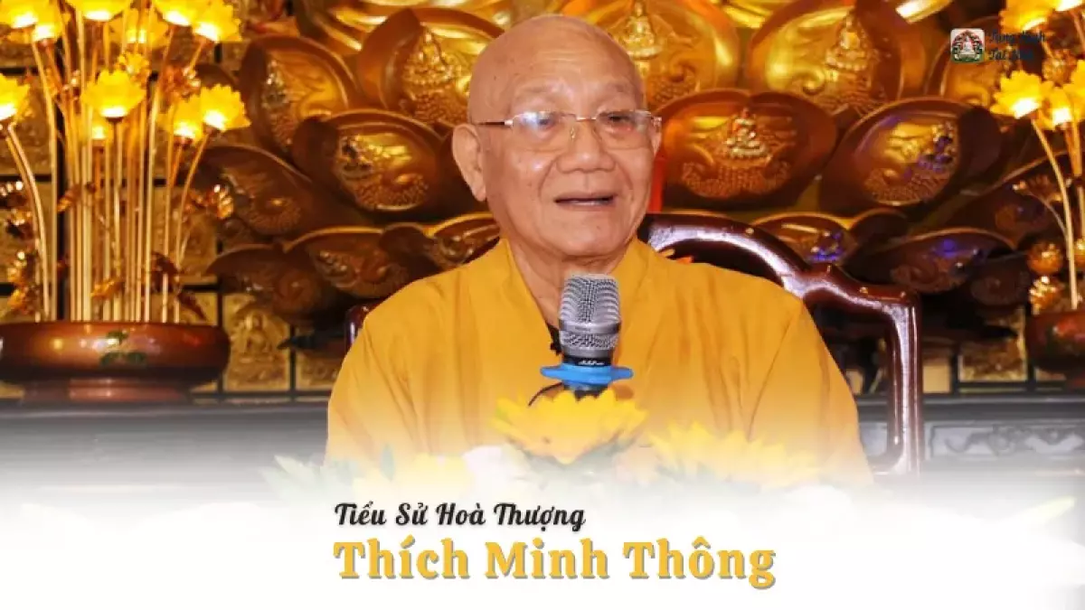 Tiểu Sử Hòa Thượng Thích Minh Thông