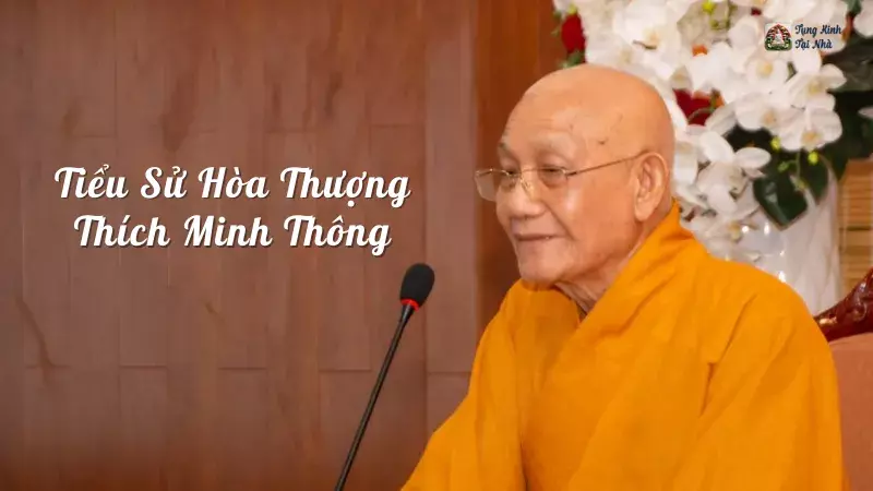 Tiểu Sử Hòa Thượng Thích Minh Thông