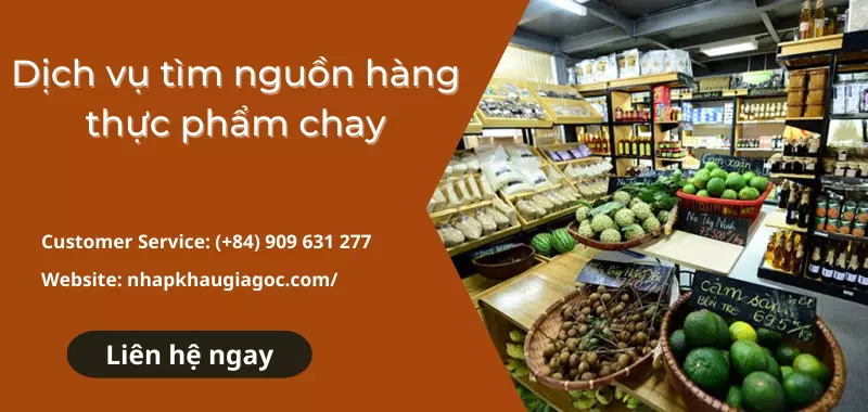 Sử dụng dịch vụ tìm nguồn hàng sỉ thực phẩm chay từ CTS