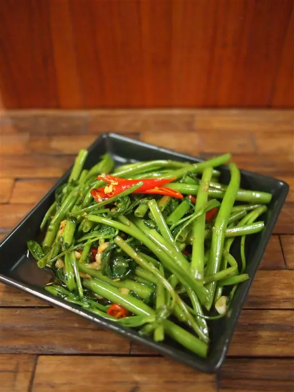 gỏi rau muống chay - 2