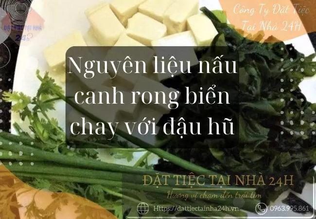 Nguyên liệu làm món canh rong biển