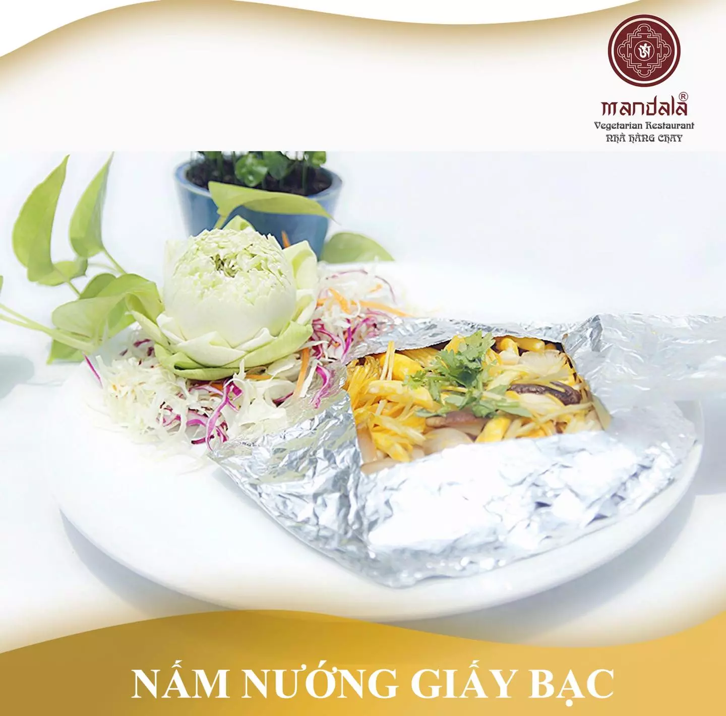 Nhà hàng chay Mandala: Không gian ẩm thực chay độc đáo