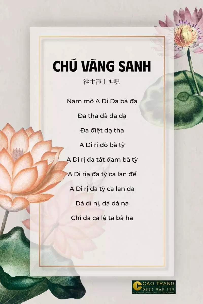 Thần chú vãng sanh tiếng Việt