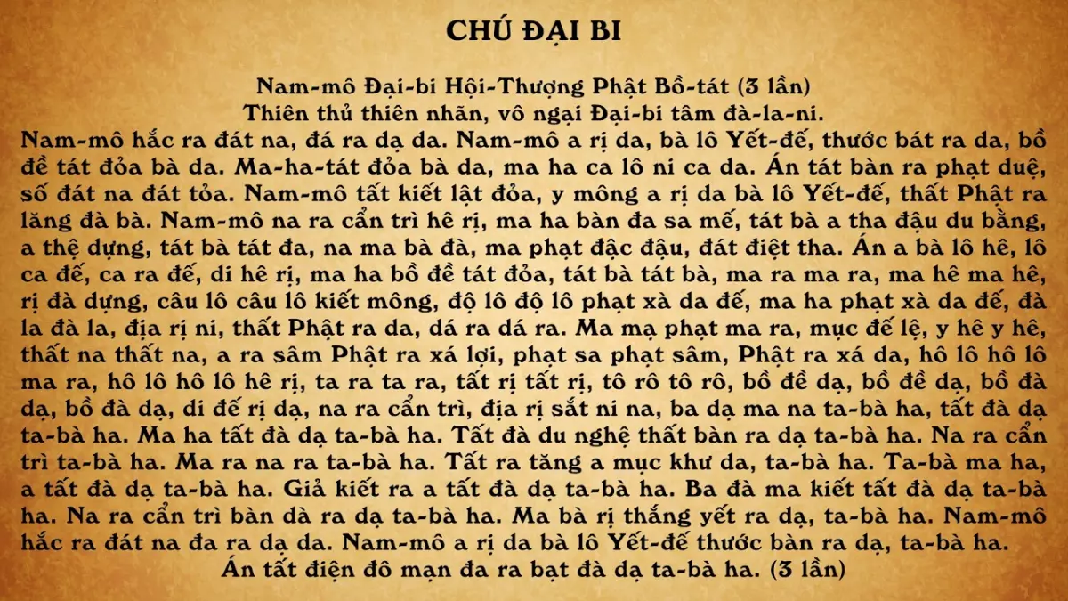 chú đại bi