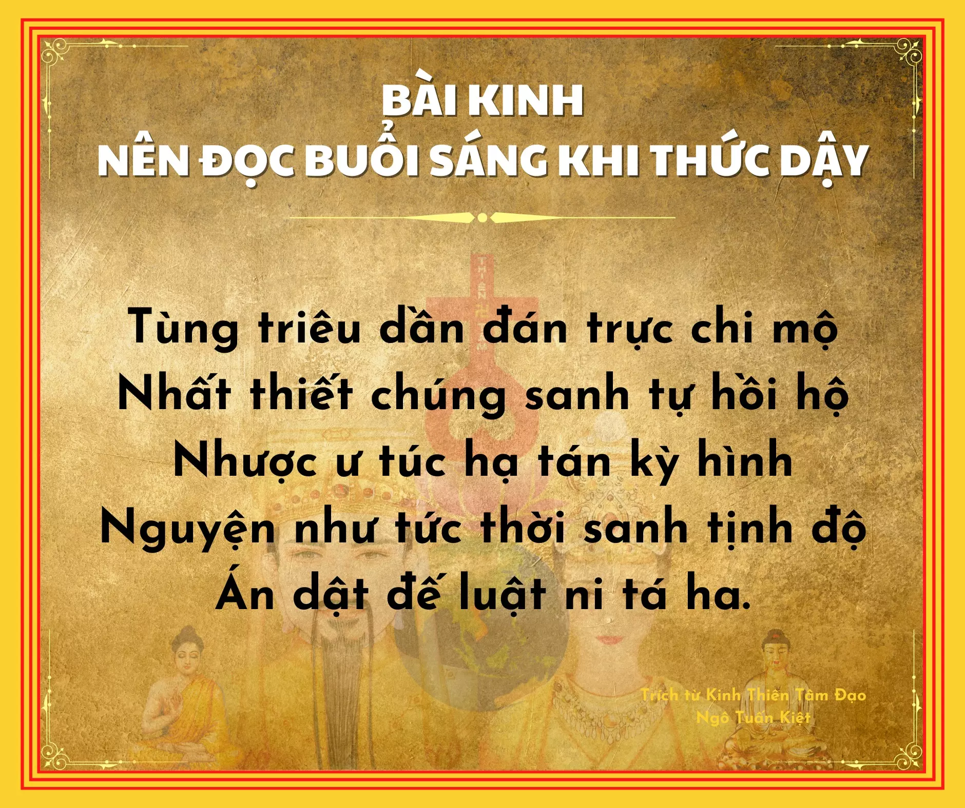 bài kinh nên đọc mỗi sáng