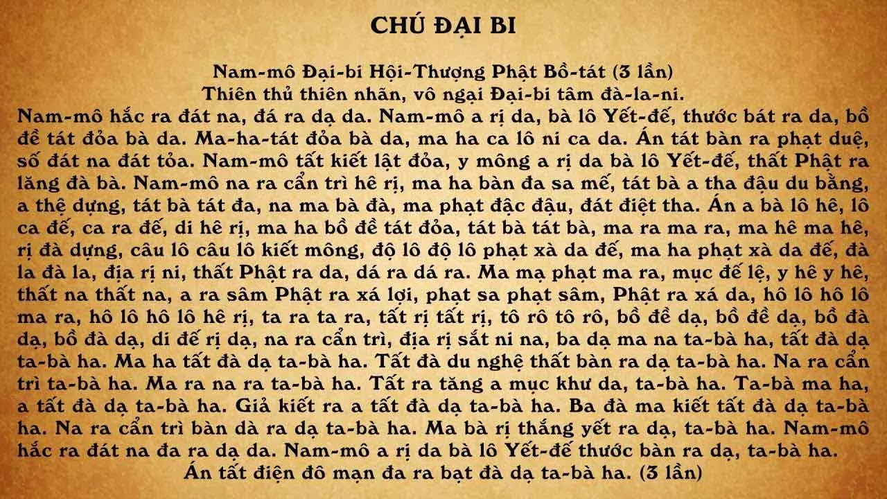 Chú Đại Bi