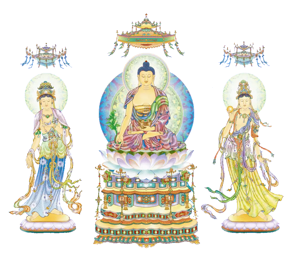Đông Phương Tam Thánh gồm những vị Phật và Bồ tát nào?