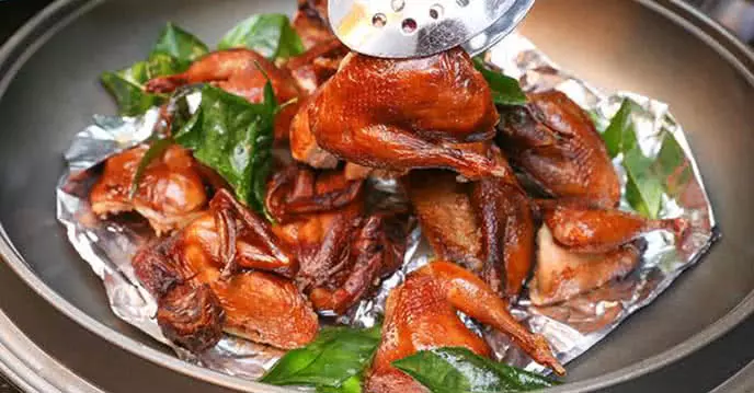 The roasted birds look incredibly appetizing in photos.