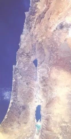 Một cảnh thông thường ở biển Chết