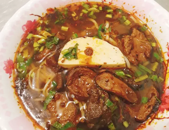 bún bò chay Tịnh Độ