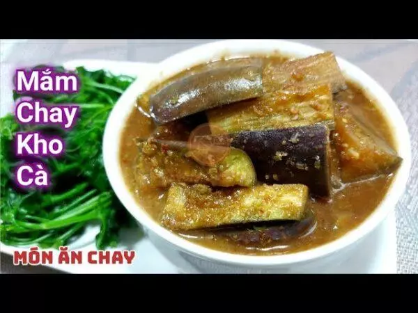 Một số công thức mắm kho chay ngon