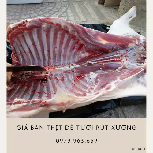 Giá bán thịt dê tươi rút xương