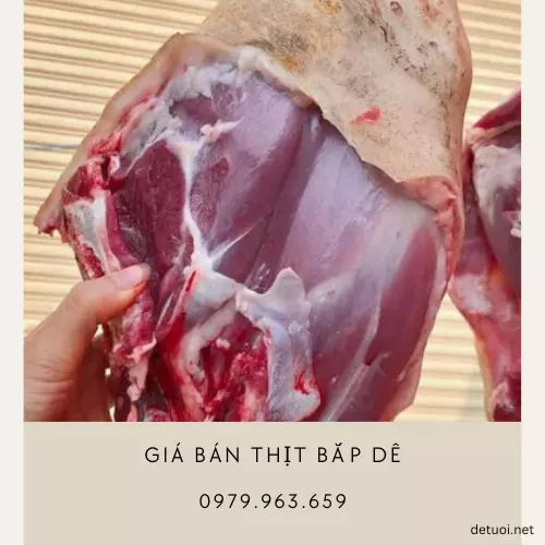 Giá bán thịt bắp dê