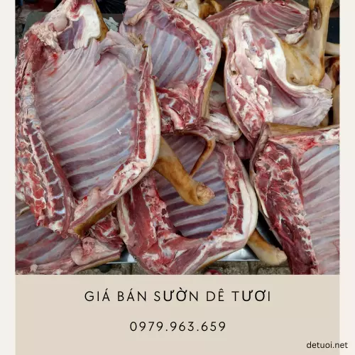 Giá bán sườn dê tươi