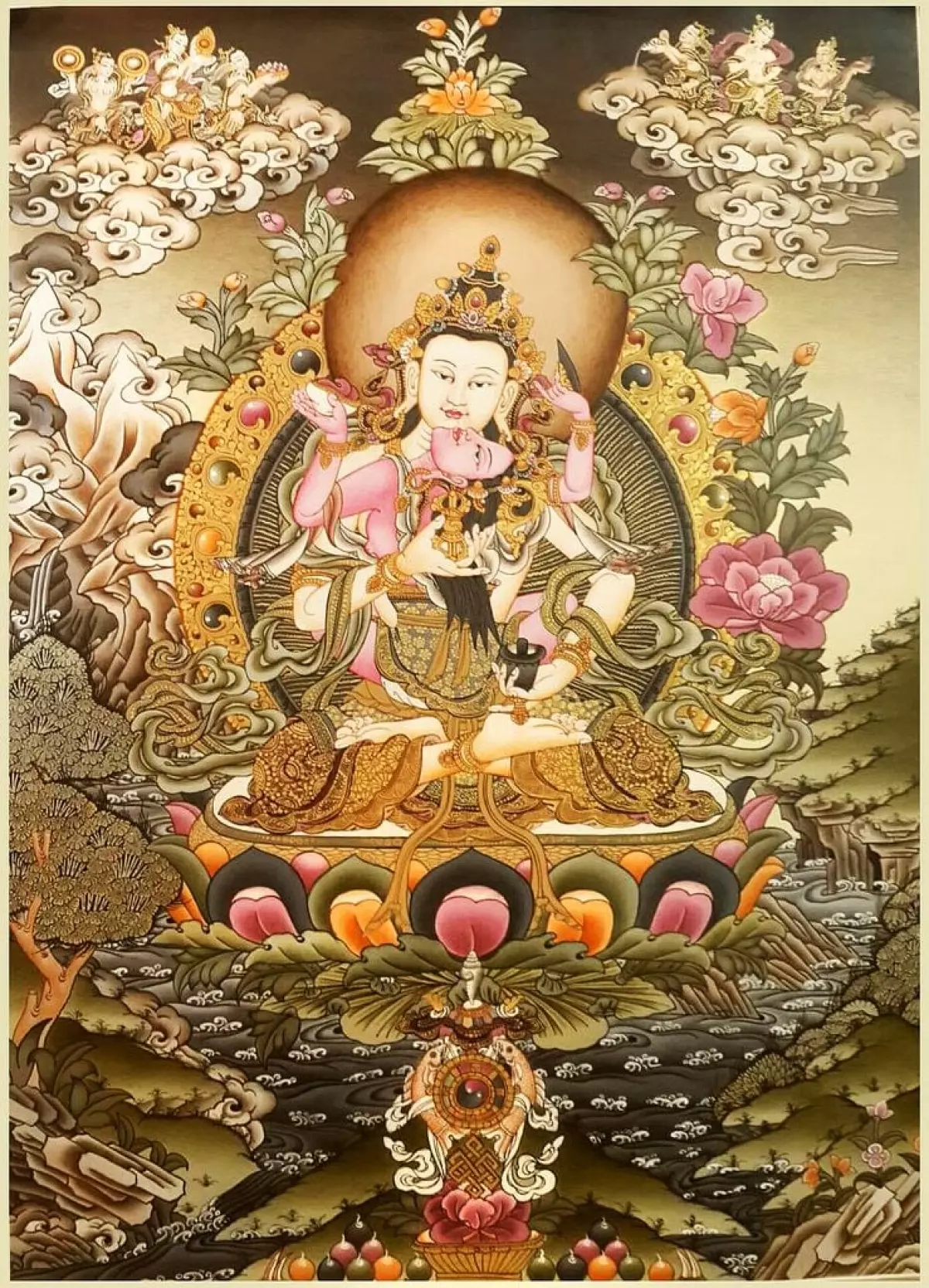 vajrasattva Kim Cang Tát Đỏa năng lượng sống