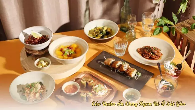 Các Quán Ăn Chay Ngon Rẻ Ở Sài Gòn - Vajra - Nhà hàng chay