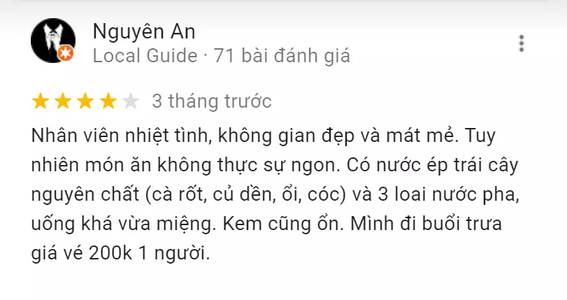 review buffet chay quan 9