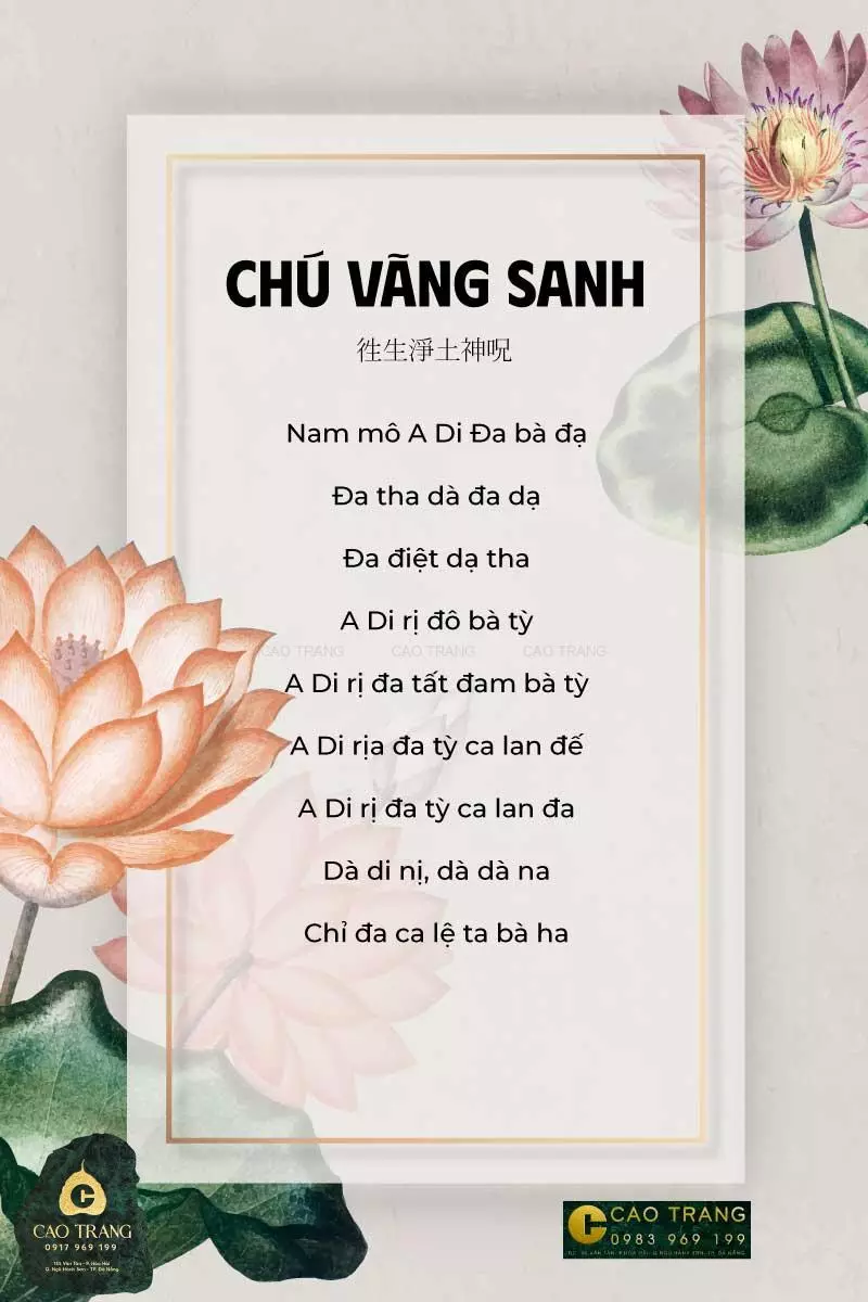 Thần chú vãng sanh tiếng Việt