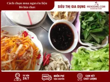 Cách chọn mua nguyên liệu Bò bía chay