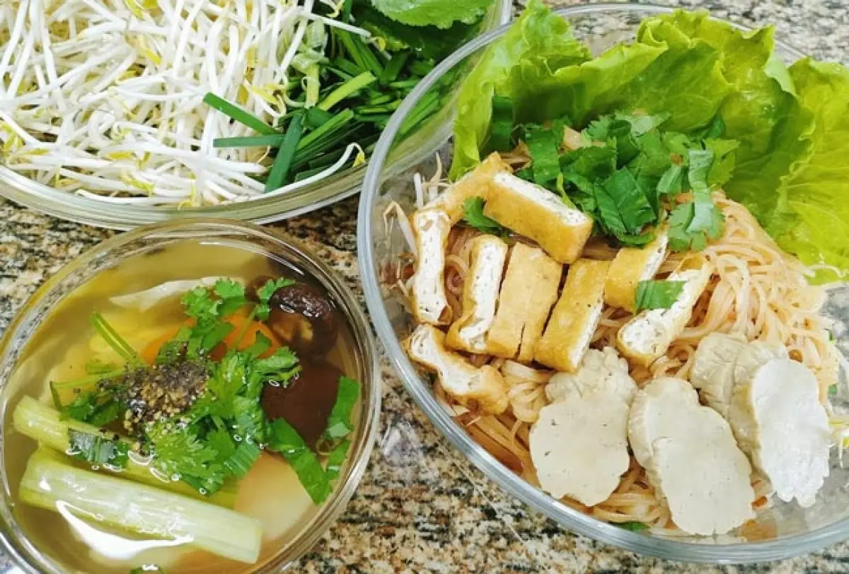 Hủ tiếu khô chay ngon