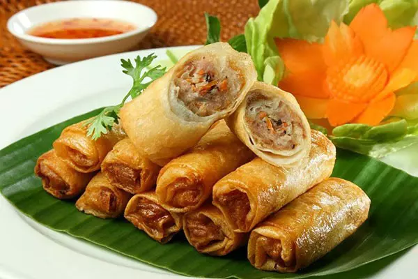 Chả giò khoai môn chay dẻo thơm