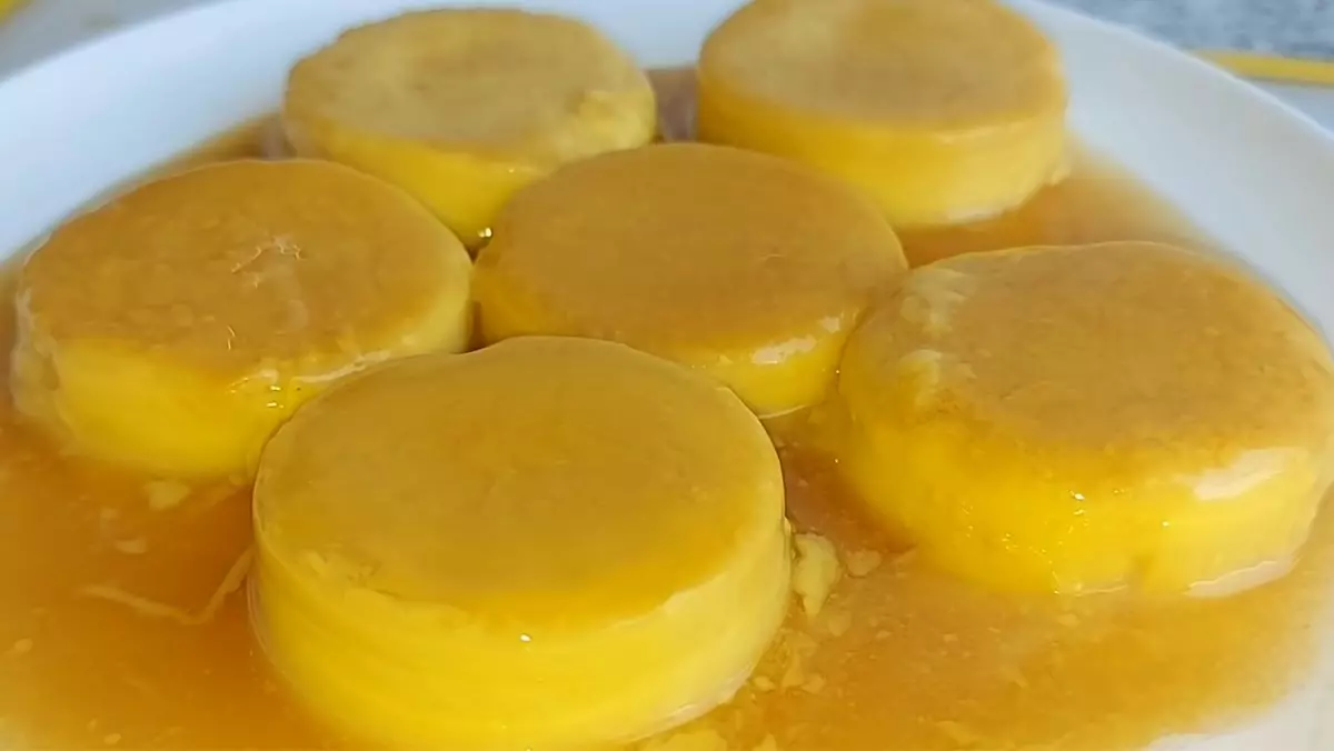 món ăn vặt chay bánh flan chay