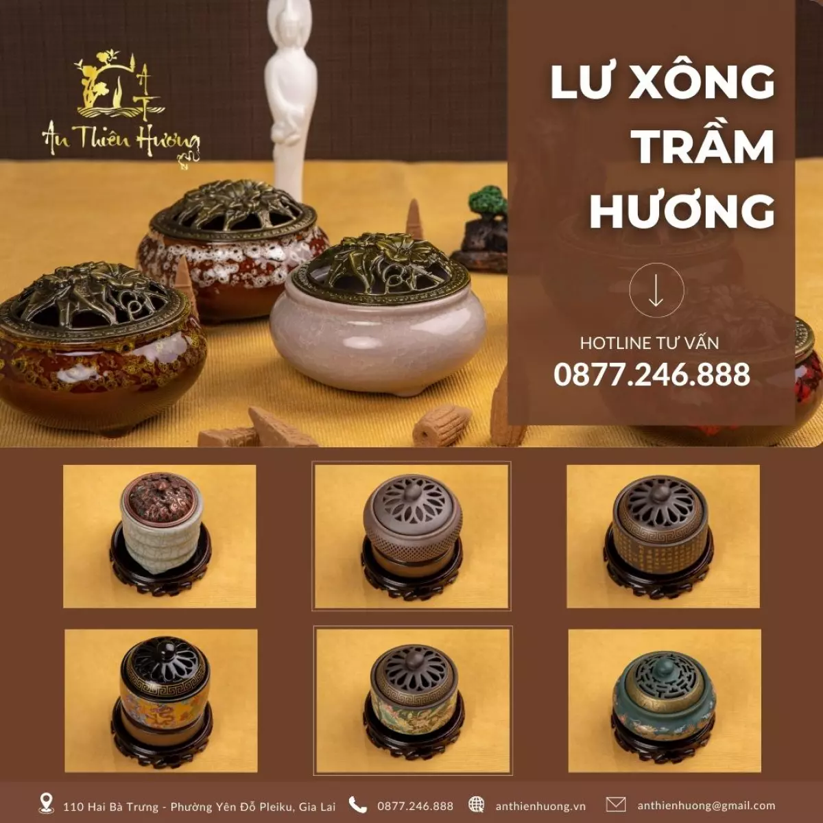 lư xông trầm hương