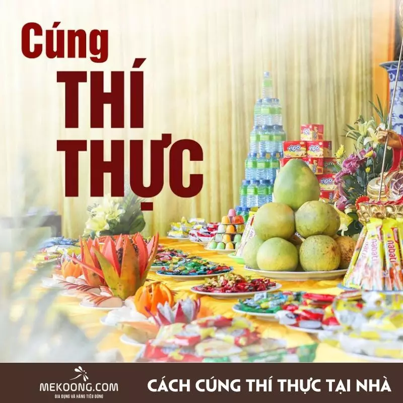 Cách cúng thí thực tại nhà