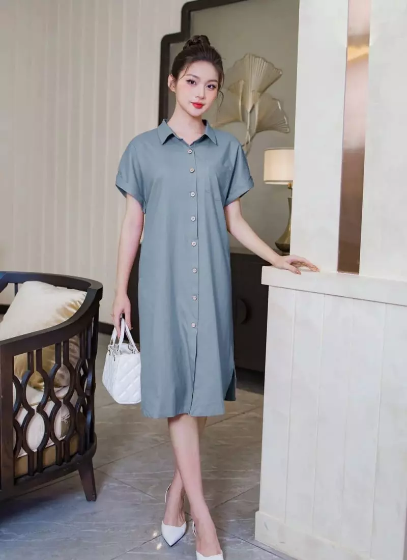 váy đầm linen