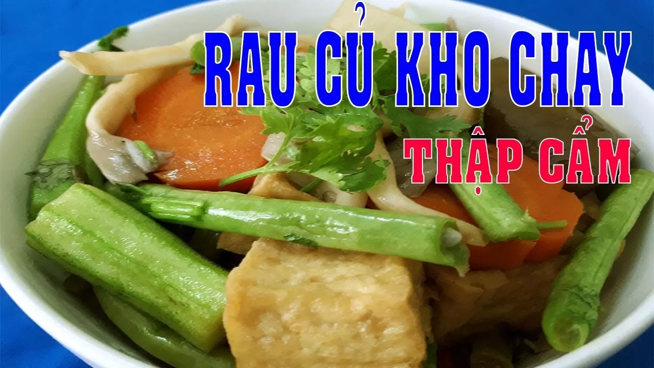 rau củ kho thập cẩm