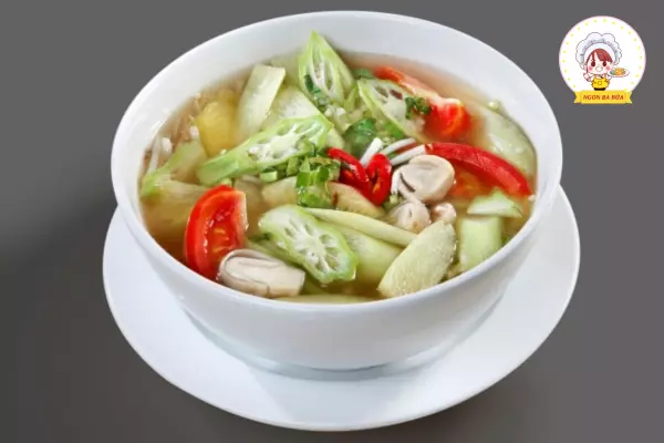 Canh chua chay - Ngon Ba Bữa