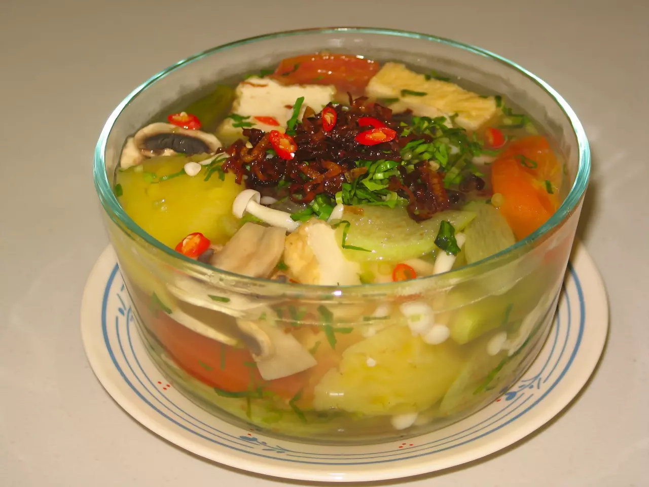 Canh chua chay thanh mát cho ngày hè