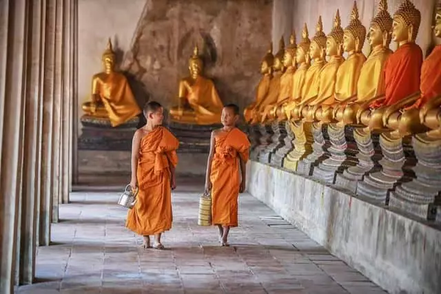 Tượng Phật nằm tại chùa Wat Pho, Bangkok, Thái Lan