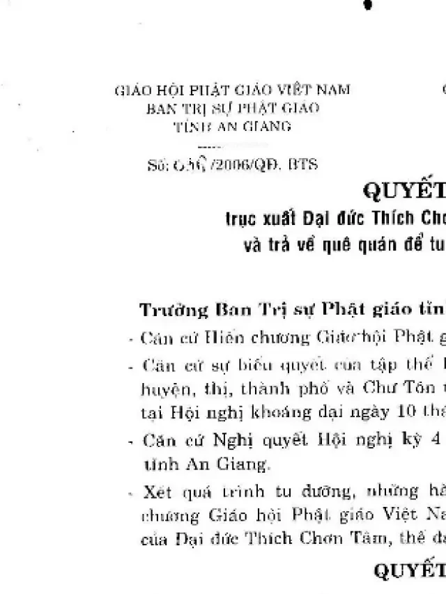   Hoà thượng Thích Chơn Tâm bị đòi trục xuất khỏi chùa Từ Hiếu ở Saigon