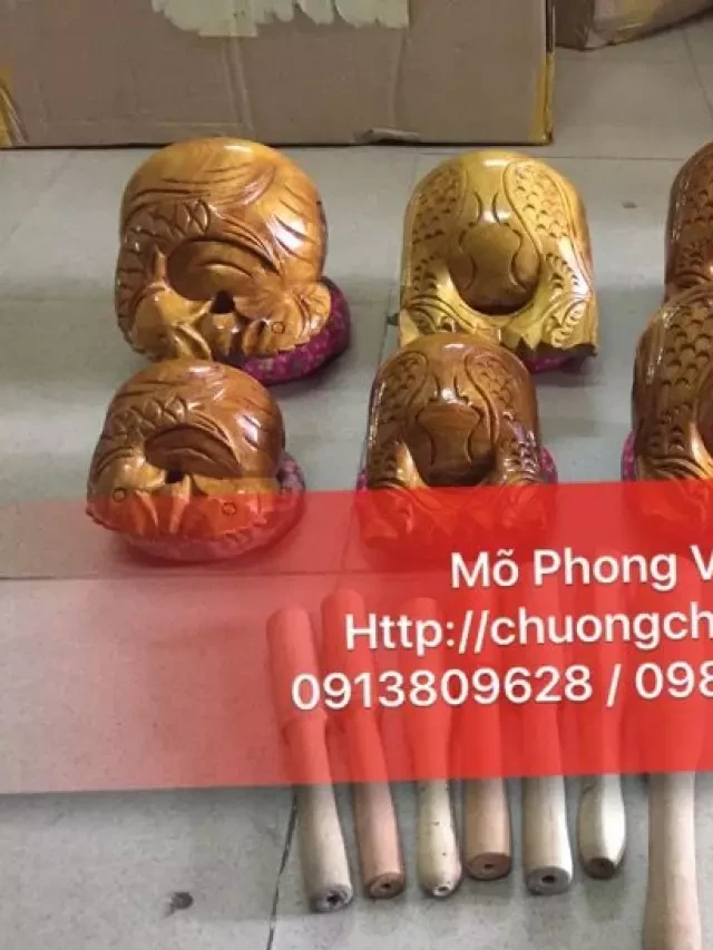   Sử dụng chuông mõ một cách đúng cách để tạo không khí trang nghiêm và đầy tôn kính